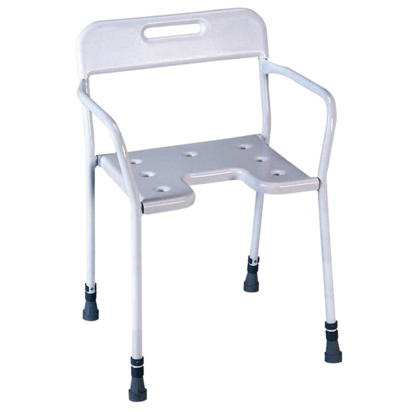 Aidapt Height Adjustable Corner Shower And Bath Stool With Anti Slip Feet, Easy Clean Surface And Drainage Holes. For Elderly, Disabled, Pregnant Or Unsteady On Their Feet Users - View #7