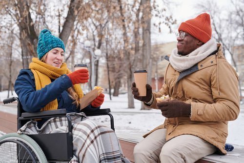 Staying Warm and Comfortable While Using a Wheelchair This Winter - Millercare