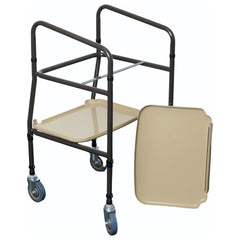 2 - Tier KD Dinner Trolley adjustable height - Millercare