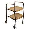 2-Tier KD Dinner Trolley adjustable height