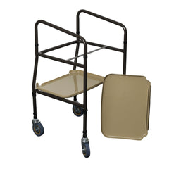 2 - Tier KD Dinner Trolley adjustable height - Millercare