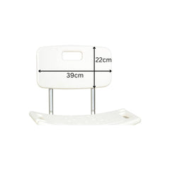 Atlantis Contour Shower Stool With Back