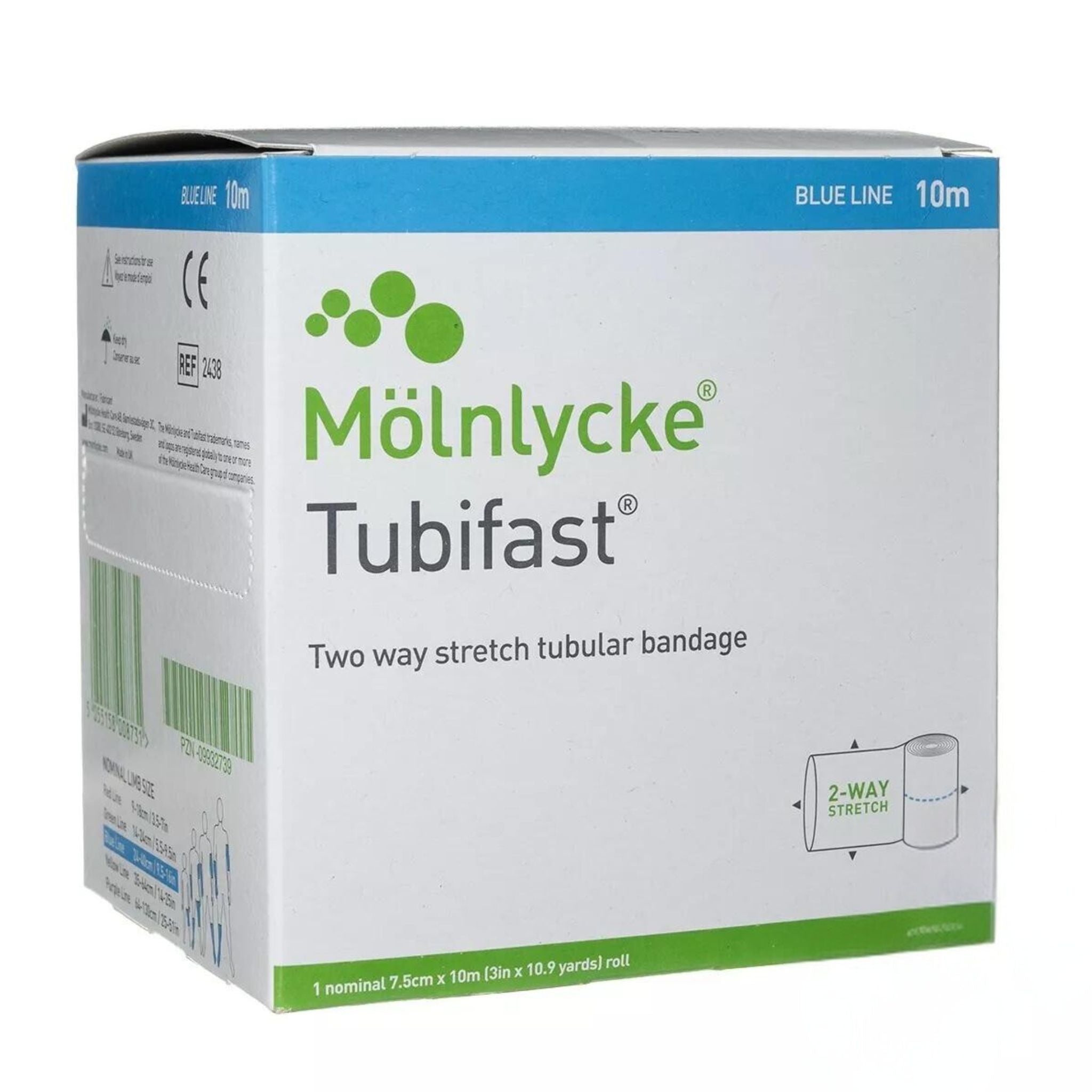 Tubular Bandage Blue Line 7.5cmx10m – Millercare