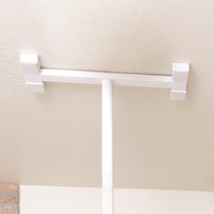 Able 2 Security Pole & Curve Grab Bar White - Millercare