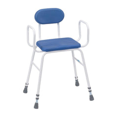 Adjustable Perching Stool with PU Seat: Various Options - Millercare