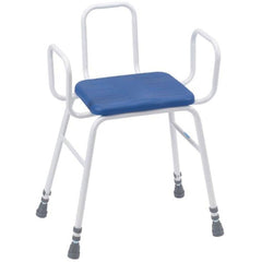 Adjustable Perching Stool with PU Seat: Various Options - Millercare