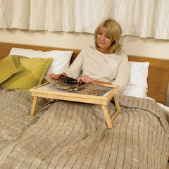 Adjustable Wooden Bed Tray - Millercare