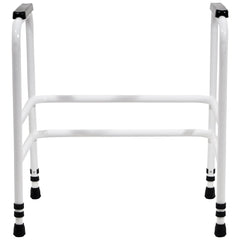 Aidapt Ashford Bariatric Toilet Frame White and Black - Millercare