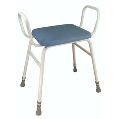 Aidapt Astral Perching Stool With Arms Blue - Millercare