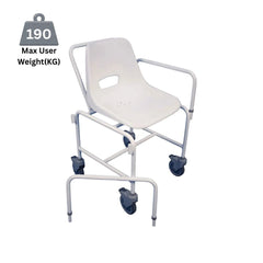 Aidapt Charing Attendant Propelled Shower Chair - Millercare