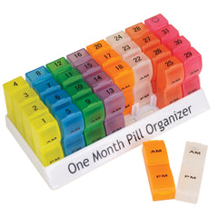Aidapt Colourful One Month Pill Organiser - Millercare