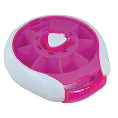 Aidapt Compact Weekday Pill Dispenser Pink - Millercare