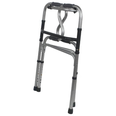 Aidapt Dual Riser Deluxe Folding Walking Frame Unwheeled - Millercare