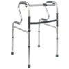 Dual Riser Deluxe Folding Walking Frame Unwheeled