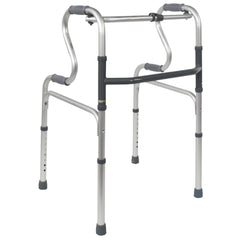 Aidapt Dual Riser Deluxe Folding Walking Frame Unwheeled - Millercare