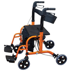 Aidapt Duo Deluxe Rollator and Transit Chair in One - Millercare