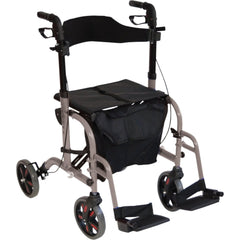 Aidapt Duo Deluxe Rollator and Transit Chair in One - Millercare
