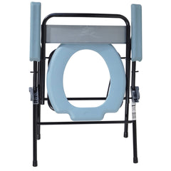 Aidapt Folding Commode Grey - Millercare