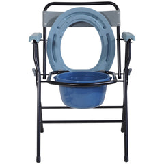 Aidapt Folding Commode Grey - Millercare
