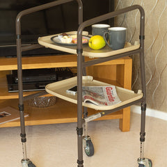 Aidapt Height Adjustable Flat Packed Strolley Trolley - Millercare
