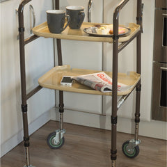 Aidapt Height Adjustable Flat Packed Strolley Trolley - Millercare