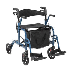 Alerta Aluminium Lightweight 2-in-1 Wheelchair Rollator - Millercare