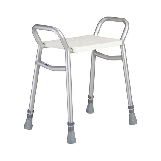 Aluminium Adjustable Height Shower Stool