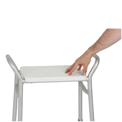 Aluminium Adjustable Height Shower Stool - Millercare
