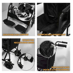 Aluminium Compact Transit Chair - Millercare