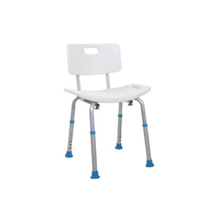 Atlantis Contour Shower Stool With Back - Millercare