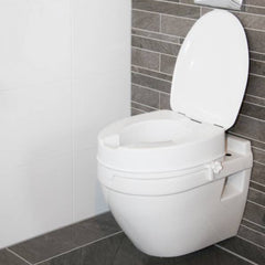 Atlantis Raised Toilet Seat With Lid in 2" 4" and 6" - Millercare