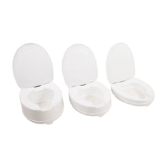 Atlantis Raised Toilet Seat With Lid in 2" 4" and 6" - Millercare