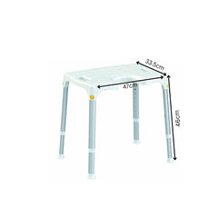 Atlantis Rectangular Shower Chair With Opening - Millercare