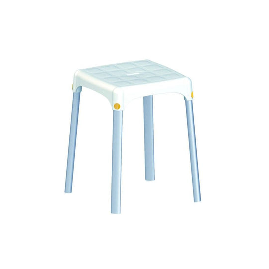 Atlantis Square Top Bathroom Stool Fixed Height