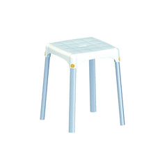 Atlantis Square Top Bathroom Stool Fixed Height - Millercare
