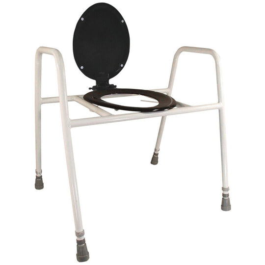Bariatric Solo Skandia Raised Toilet Frame +Seat and Lid