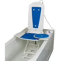 Bathmaster Deltis Bath lift With Blue Covers UK - Millercare