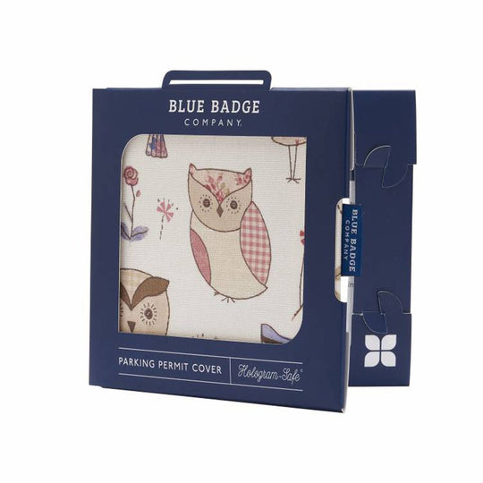 Blue Badge Company Parking Permit Cover - Hoot Owls