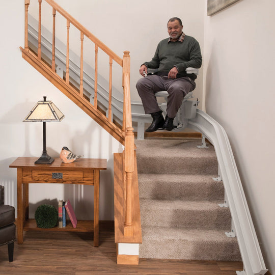 Bruno Elite Heavy Duty Curved Stairlift