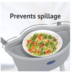 Buckingham Walking Frame Caddy prevents spillage
