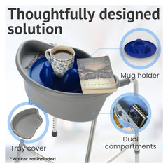 Buckingham Walking Frame Caddy Infographic