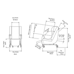 Careflex HydroTilt XL Specialist Seating Chair - Millercare