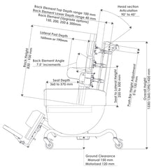Careflex SmartSeat Pro II Specialist Seating Chair - Millercare