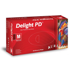 Clear Powdered Vinyl Gloves - Various Sizes - Millercare