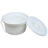 Commode Bucket and Lid:  Convenient and Hygienic