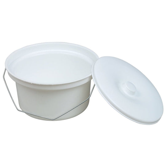 Commode Bucket and Lid:  Convenient and Hygienic