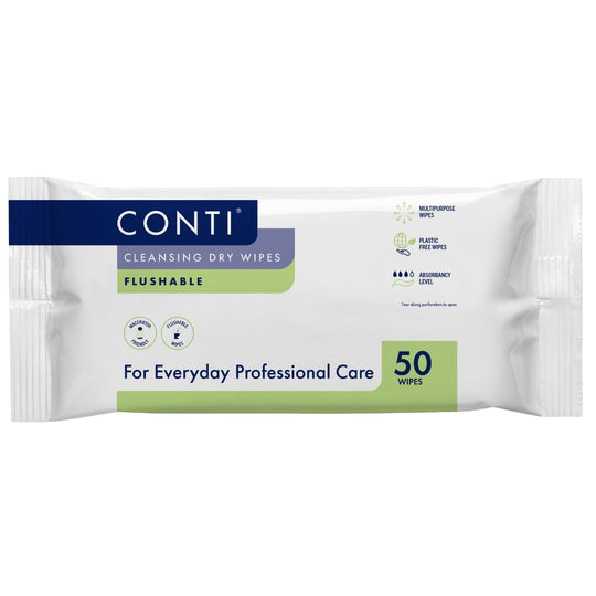 Conti Flushable Dry Wipe