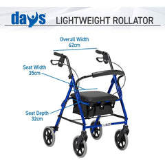 Days 100 Series Lightweight Rollator 103 Small - Millercare
