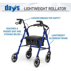 Days 100 Series Lightweight Rollator 103 Small - Millercare