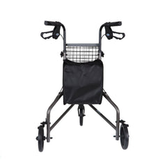 Days Lightweight Tri Wheel Walker With Bag and Basket Quartz - Millercare